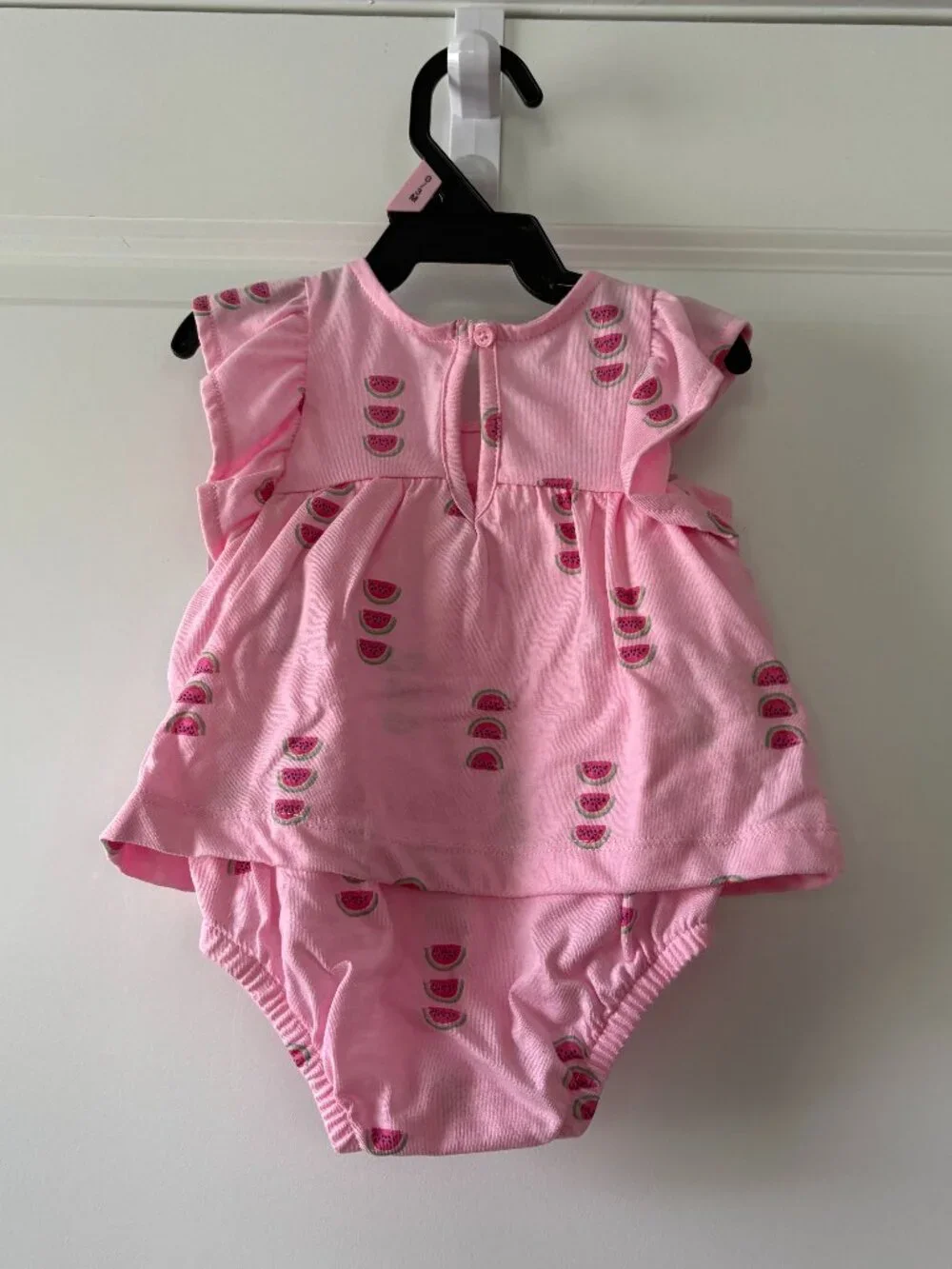Carter's Baby Girl Watermelon Dress & Diaper Cover Size 0-3 months